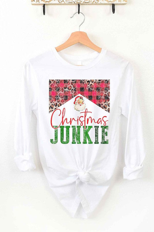 CHRISTMAS JUNKIE LONG SLEEVE TEE